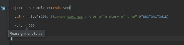 Constructor no value