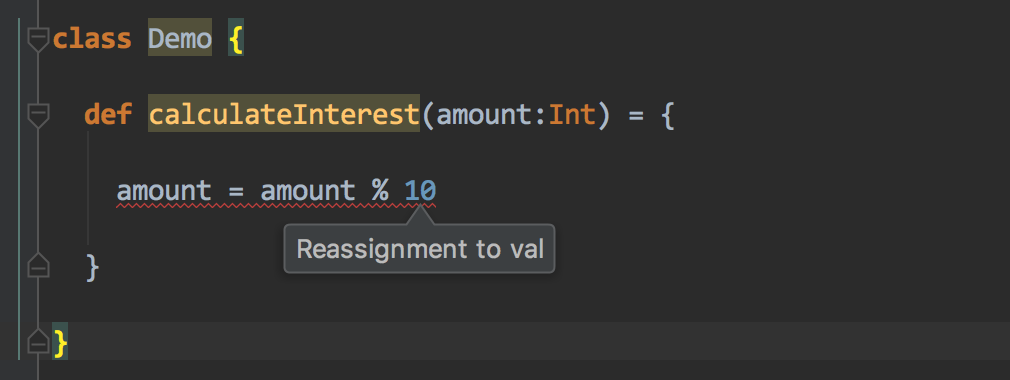 Immutable method parameters