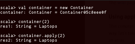 Scala apply