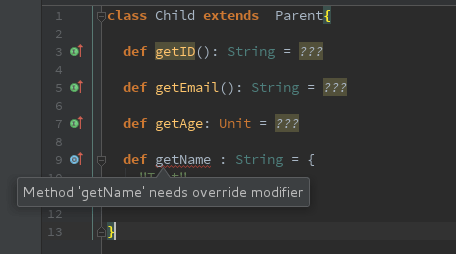 Override Error